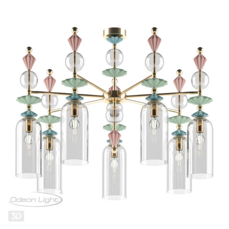 Люстра на штанге Odeon Light 4855/7C