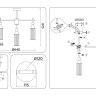 Люстра на штанге Ambrella Light LH55257