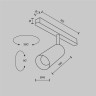Светильник на шине Maytoni Technical TR032-4-5W3K-M-DS-BBS