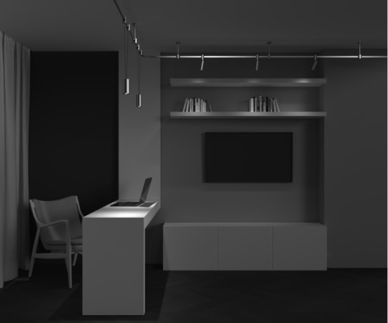 Светильник на шине Maytoni Technical TR157-1-12W3K-BS