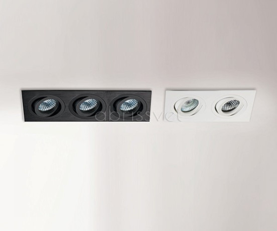 Встраиваемый светильник ITALLINE SAG203-4 black/black