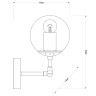 Бра ARTE Lamp A1664AP-1BK