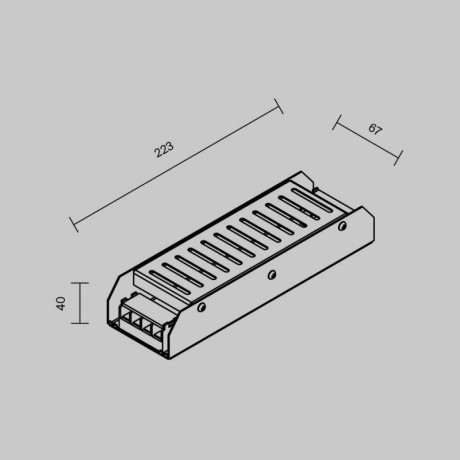 Блок питания для светодиодной ленты Maytoni Technical 811001