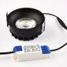 Встраиваемый светильник ITALLINE IT08-8042 black 3000K