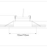 Встраиваемый светильник Ambrella Light TN52342