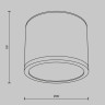 Накладной светильник Maytoni Technical C095CL-GX53-B