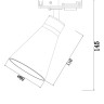 Светильник на шине Maytoni Technical TR022-1-GU10-W
