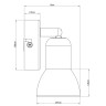 Спот ARTE Lamp A3115AP-1SS