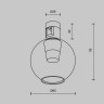 Светильник на шине Maytoni Technical TR148-1-3W3K-BS