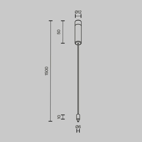 Подвесной комплект Maytoni Technical CA009PM-BS
