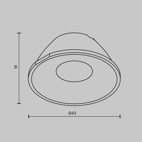 Линза Maytoni Technical LensCD43-24