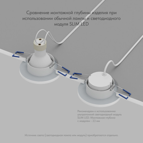 Влагозащищенный светильник Denkirs DK2036-WH
