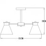 Люстра на штанге ARTE Lamp A1031PL-3WH