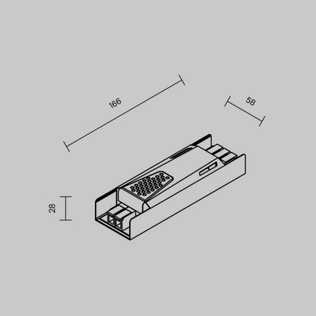 Блок питания для светодиодной ленты Maytoni Technical 821007