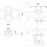 Накладная люстра Ambrella Light FA3811
