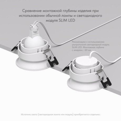 Влагозащищенный светильник Denkirs DK3103-WH