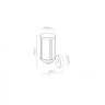 Светильник настенный ARTE Lamp A1036AL-1BK
