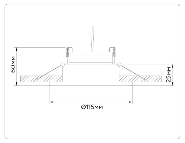 Встраиваемый светильник Ambrella Light TN52331