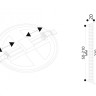 Встраиваемый светильник ARTE Lamp A7976PL-1WH