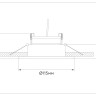 Встраиваемый светильник Ambrella Light TN51912