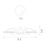 Влагозащищенный светильник ARTE Lamp A5440PL-1CC