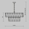Каскадная люстра Maytoni MOD043PL-12CH