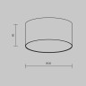 Накладной светильник Maytoni Technical C032CL-12W2.7K-RD-B